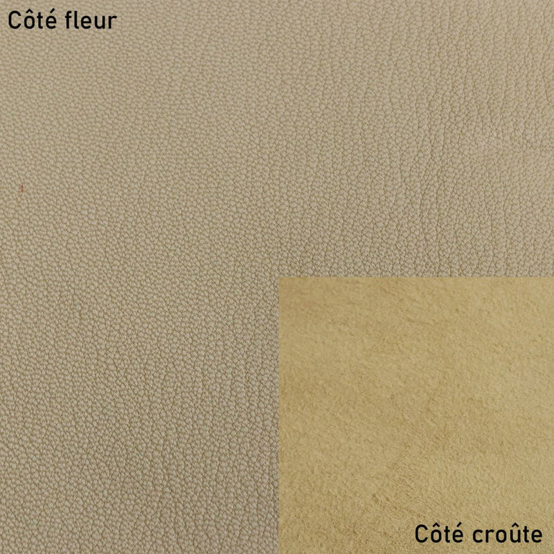 Peau de cuir de chèvre grainé - SABLE P05