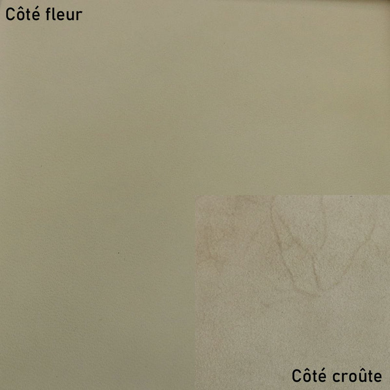 Peau de cuir de chèvre nappa - VERT DE GRIS P12