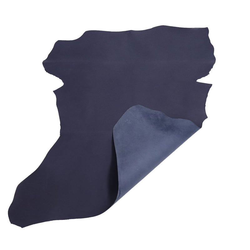 Peau de cuir de chèvre nappa - BLEU MARINE MAT P31