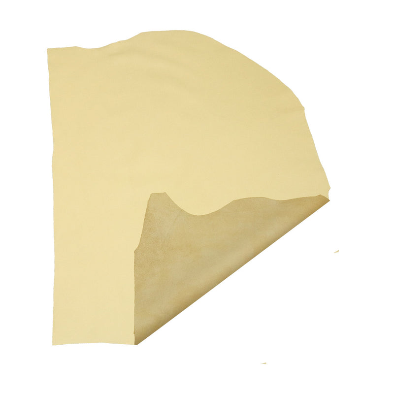 Smooth calfskin leather - PALE YELLOW P50