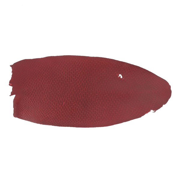 Cuir de queue de Castor - ROUGE MAT P95 - 2'choix