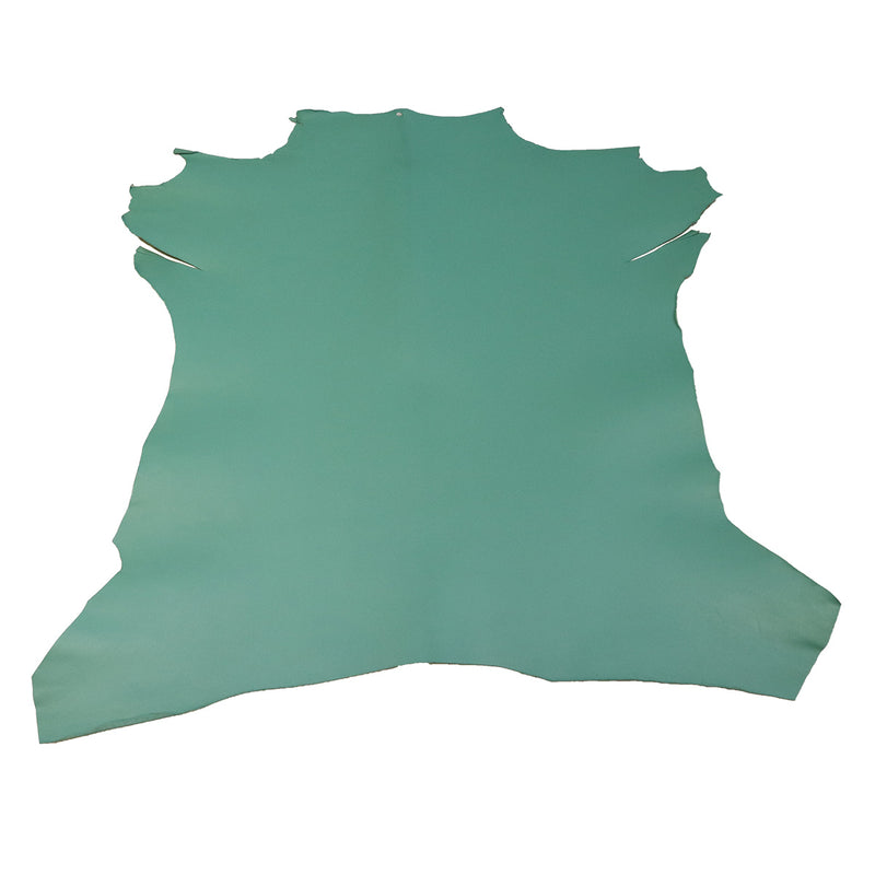 Peau de cuir de chèvre grainé - VERT OPALINE Q05