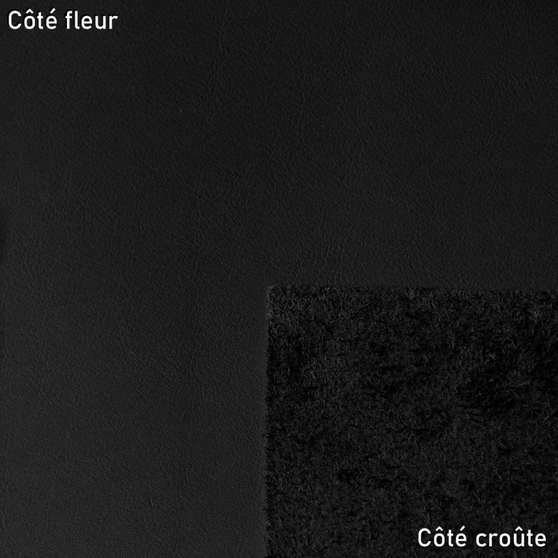 Peau de cuir de vachette SUAVE - NOIR Q47