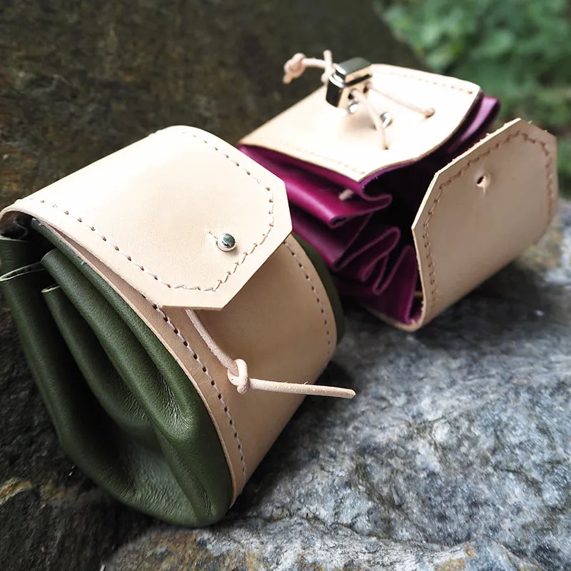 bourse en cuir Deco Cuir