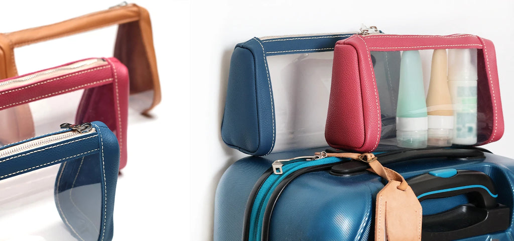 Tuto trousse PVC et cuir de voyage