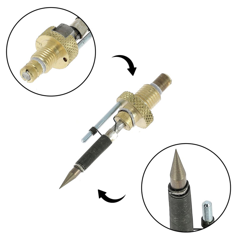 Straight conical tip for threading iron - Regad