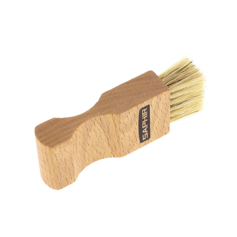 Brosse à cirage compact - Entretien des chaussures en cuir - Saphir, made in France