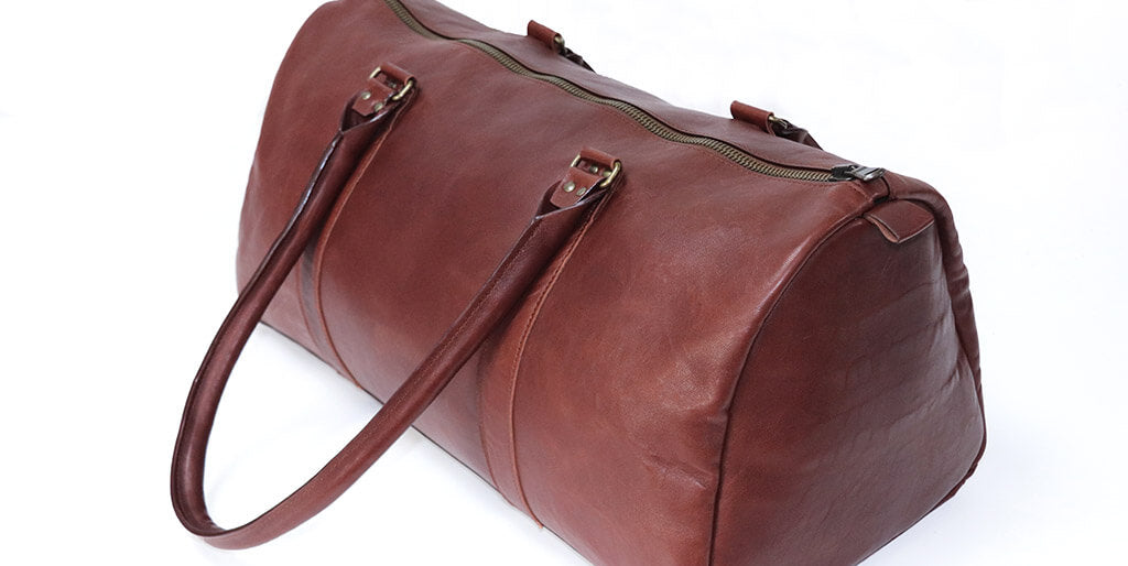 anse en cuir couture machine