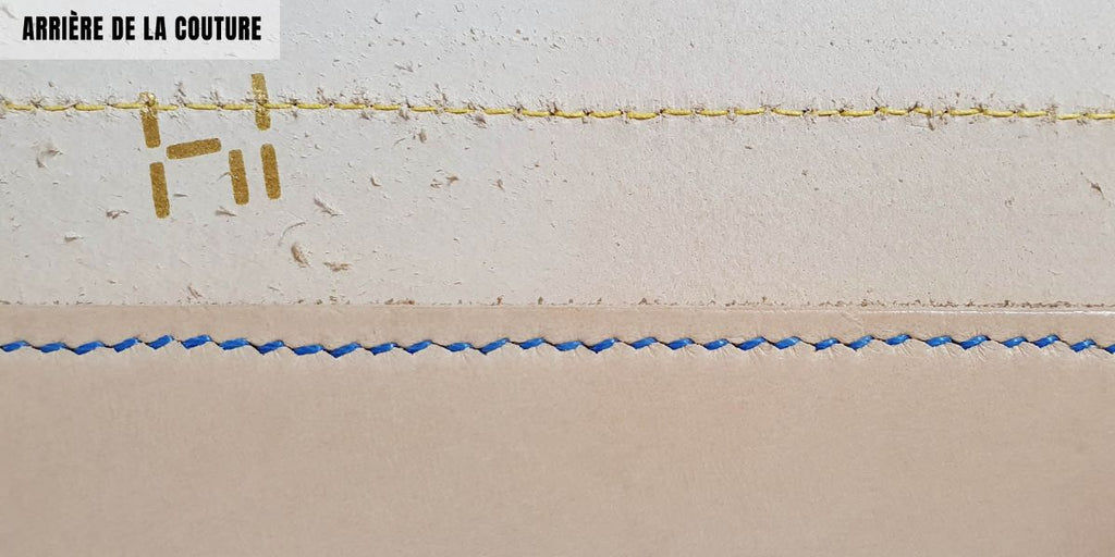 Maschinen- und Handnähen von Leder