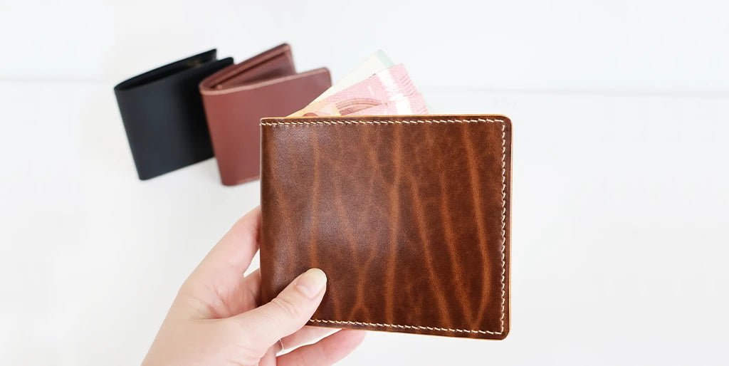 tutoriel et vidéo portefeuille en cuir