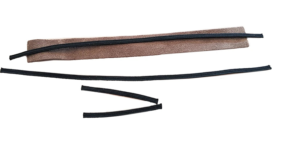 couper elastique chaussons bebe cuir