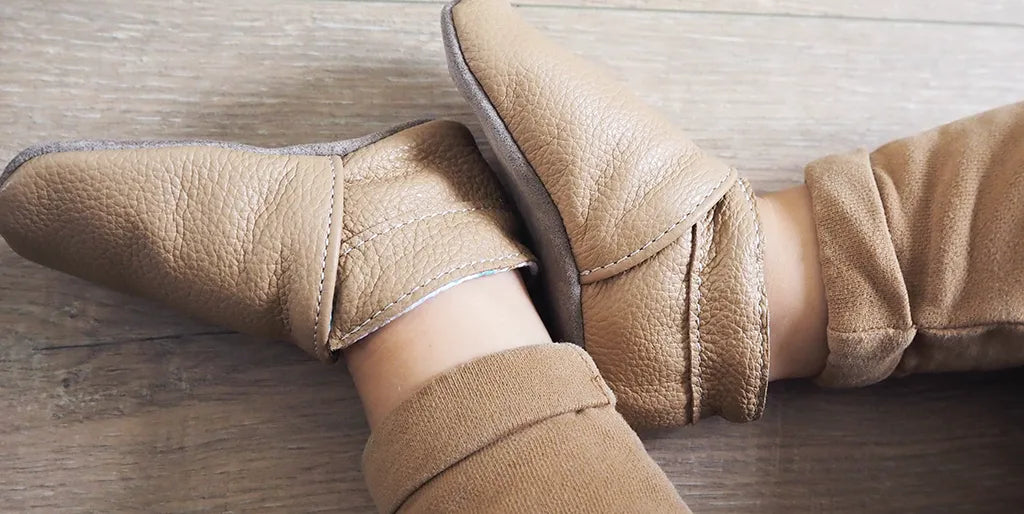 tutoriel gratuit chaussons en cuir bebe