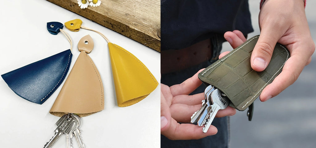 tutoriel deco cuir cloche à clés en cuir