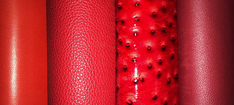 cuir rouge - grossiste cuir