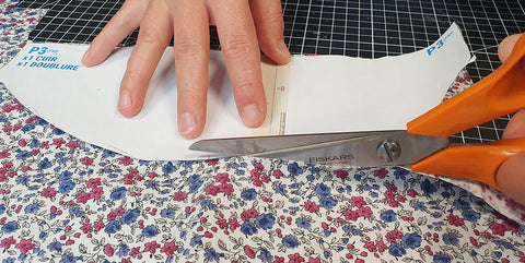 découpe doublure sac banane