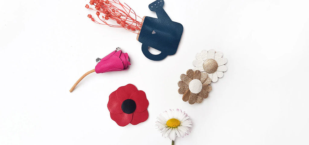 leather brooches tutorial