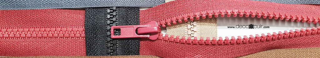 fermeture à glissière séparable