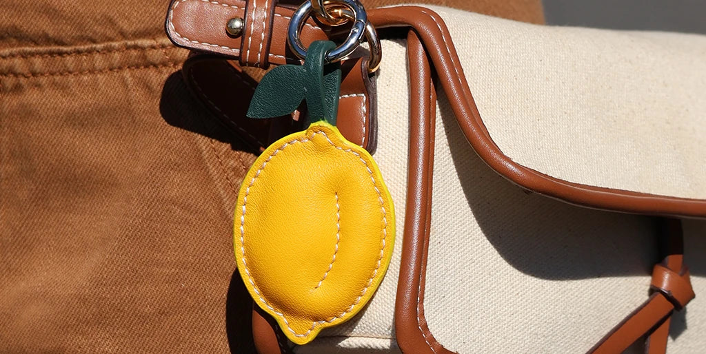 Grigri Zitrone aus Leder