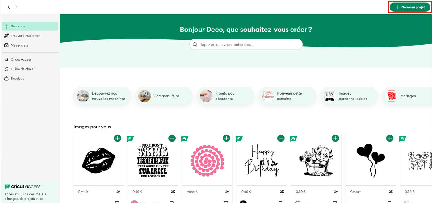 guide découpe du cuir à la Cricut