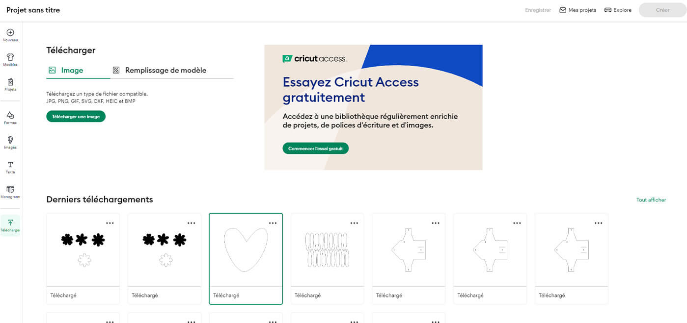 guide découpe du cuir à la Cricut