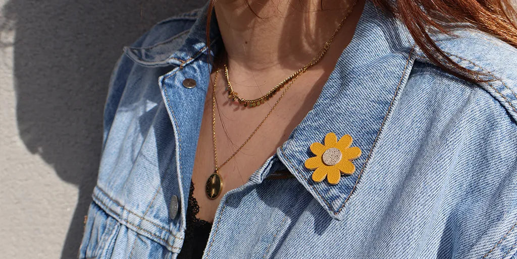 leather brooch tutorial Deco Cuir