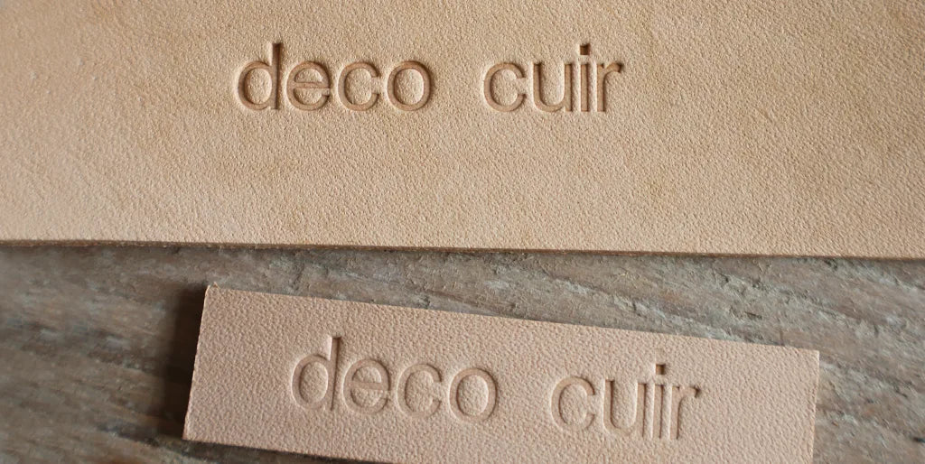 marquage à froid du cuir tannage végétal