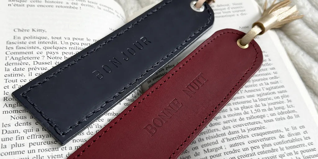 marque page en cuir tutoriel