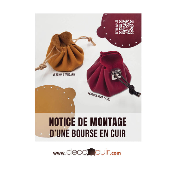 notice montage bourse en cuir