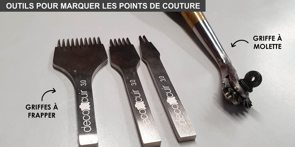 marquer le cuir avec outils