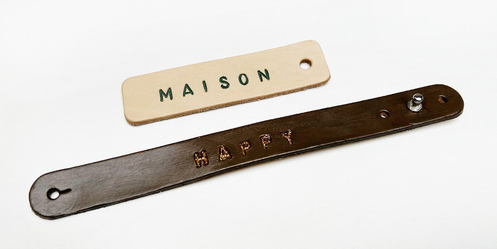 Marquage alphabet peinture