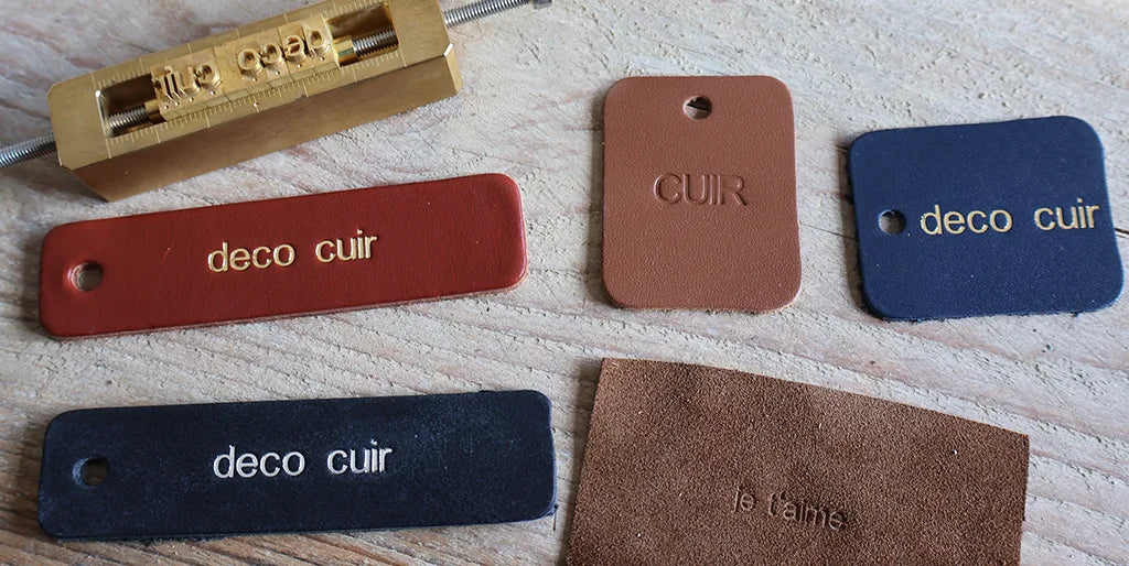 exemple de marquages sur cuir