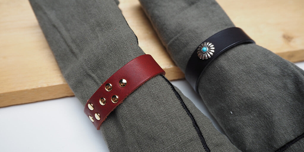 Serviettenring aus Leder