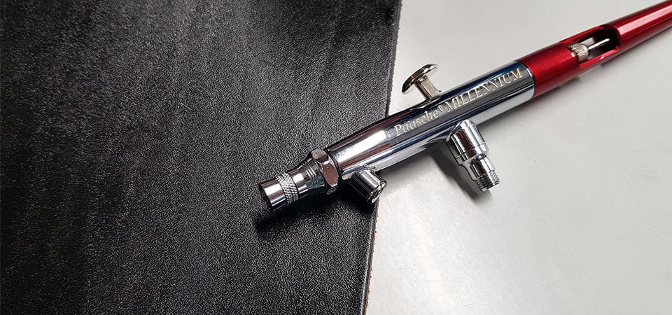 teinture à l'aérographe