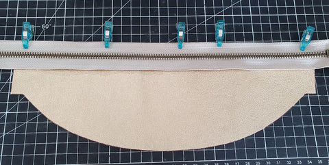 couture sac banane fermeture