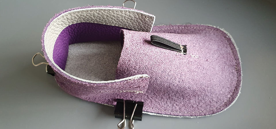 chaussons en cuir pour bébé