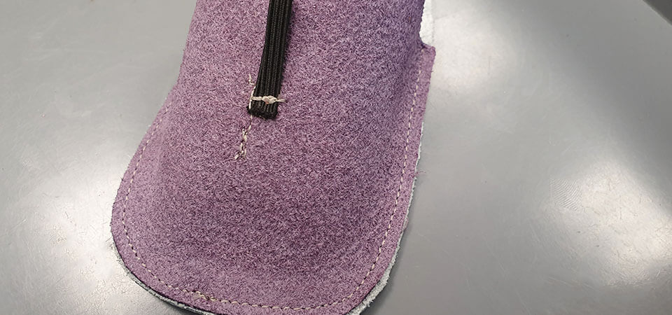 couture chausson bébé