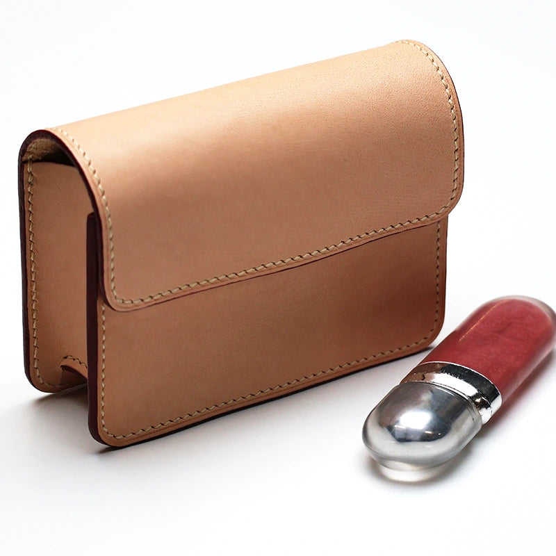 montage mexicain maroquinerie pochette en cuir