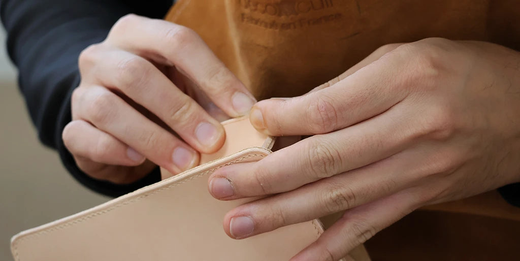 collage bord cuir montage mexicain