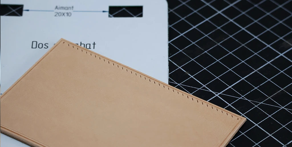 griffer cuir tutoriel montage mexicain maroquinerie