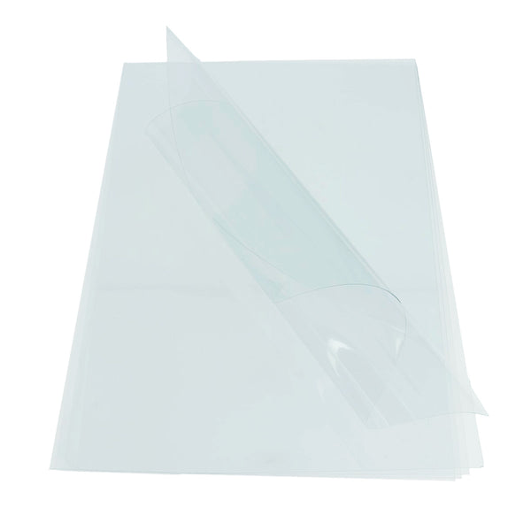 Feuille transparente plastique épais 0.25 micron, A4 (vendue à l