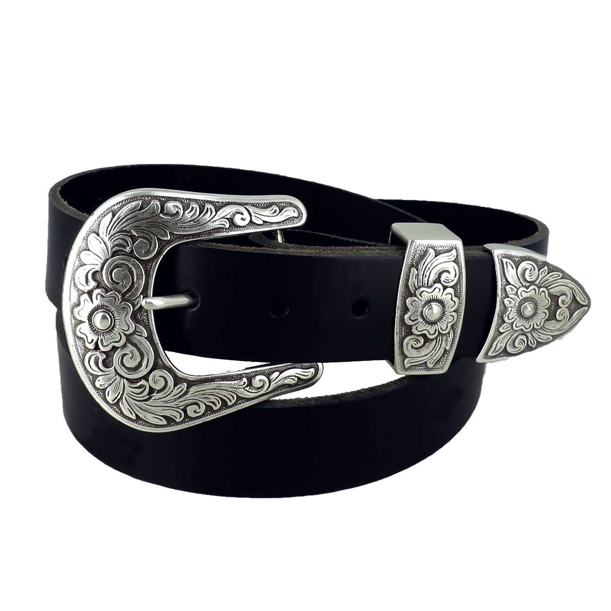 Ensemble boucle de ceinture mexicaine PABLO Deco Cuir